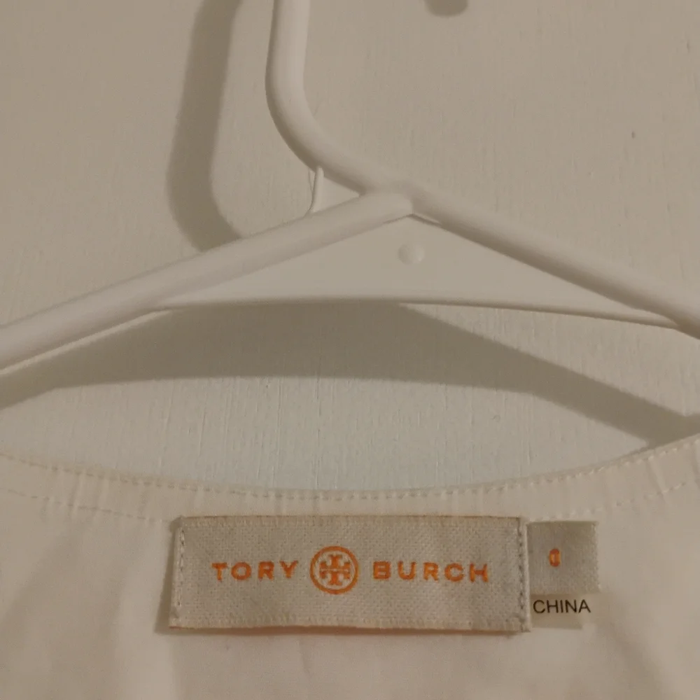 Tory Burch Marguerite Sleeveless Buttoned Top Blouse Sz 0